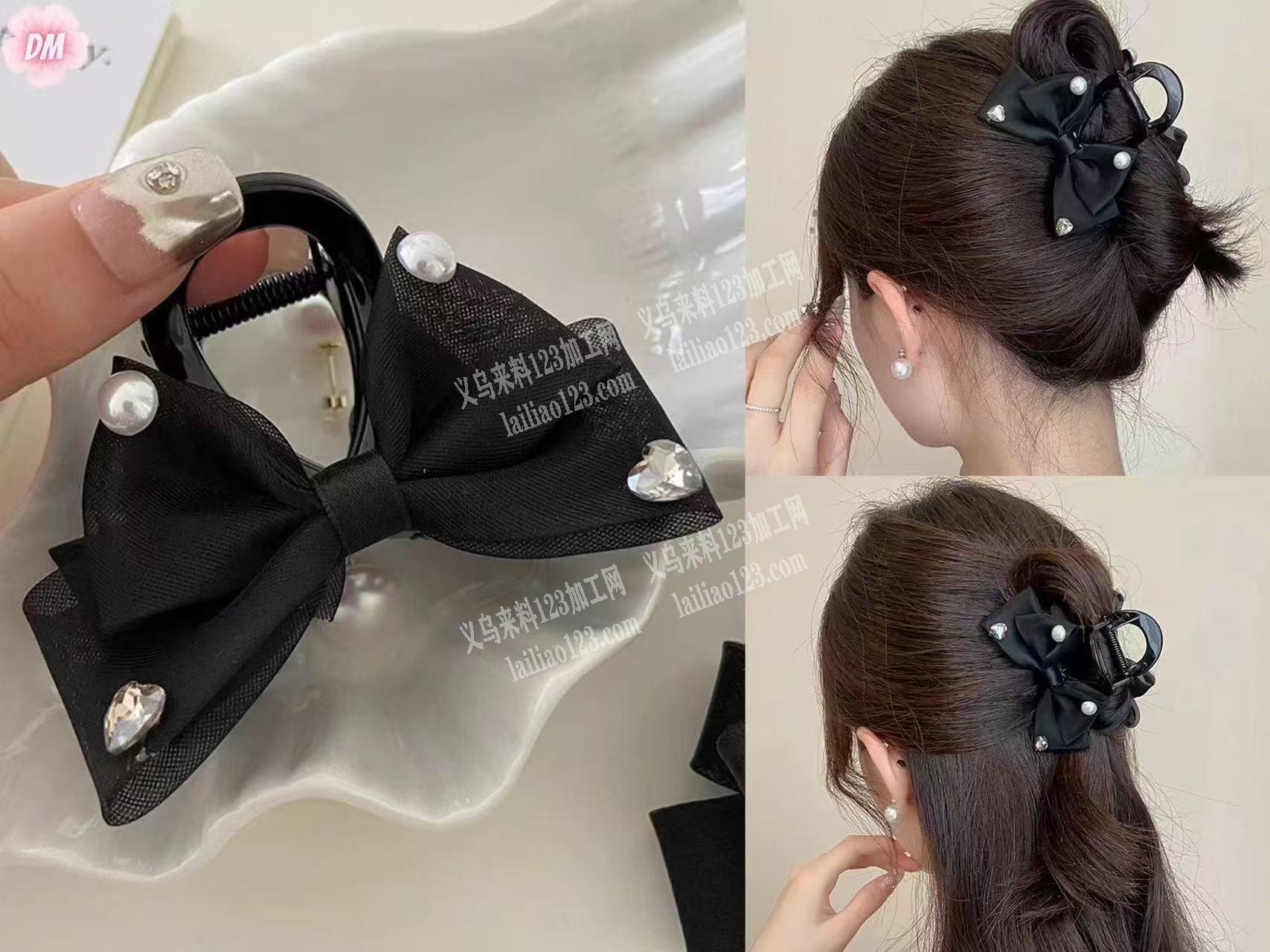 这个蝴蝶结抓夹饰品订单，寻找工厂，有订单