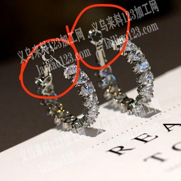 耳环上耳夹片的手工活外发，寻找会做的手工