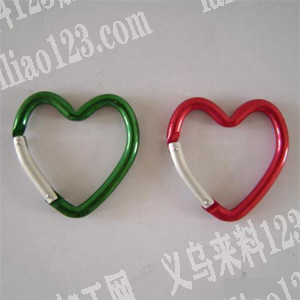 合金钥匙扣订单，如图，爱心扣头，寻找厂家