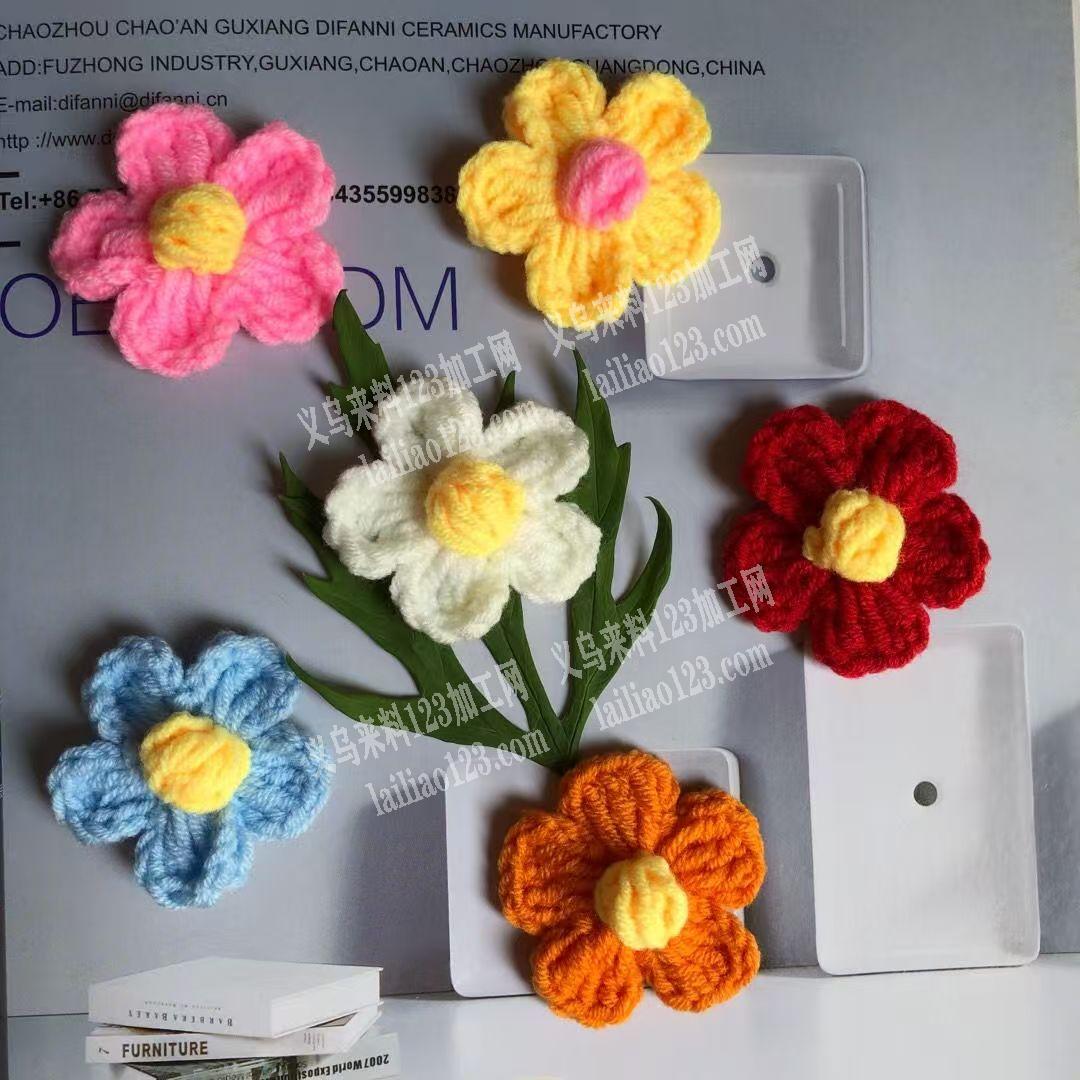 大量毛线钩针编织的手工订单，如图，寻找专