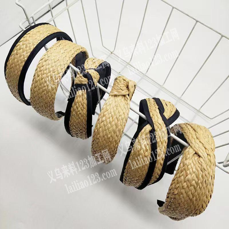 寻找专业做这个藤编发箍的加工厂。请联系详