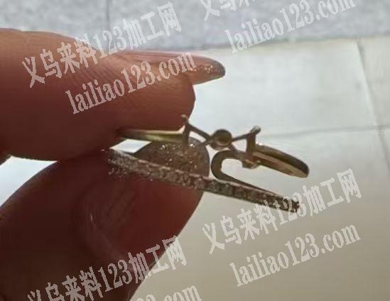 《可发外地》戒指手镶加工活外发，寻找专业