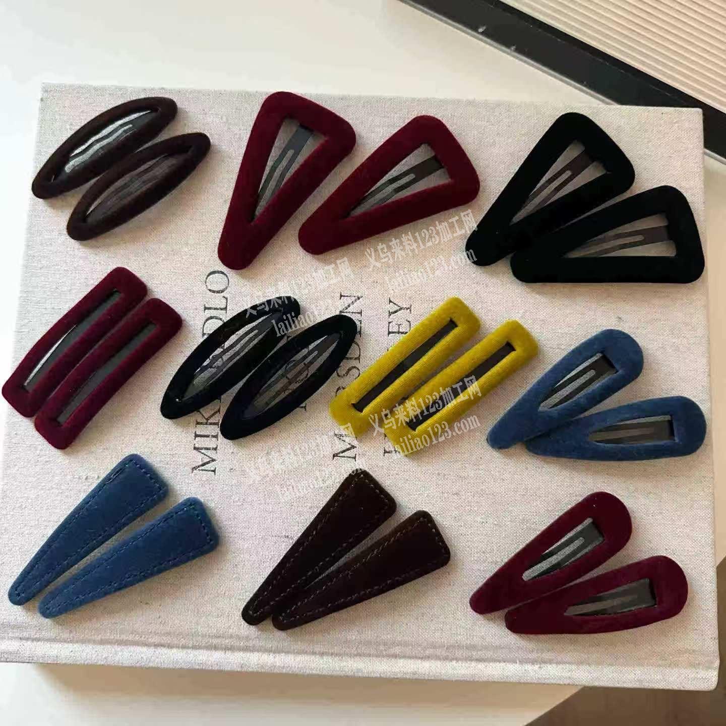 包布发夹外发加工，寻找加工厂。如图布艺b