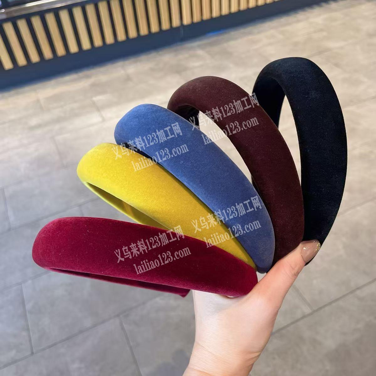 寻找专业做布艺海绵发箍的工厂合作，请联系