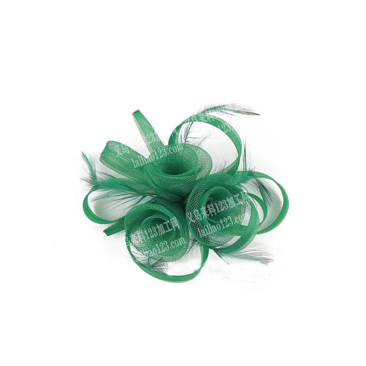 花朵头饰手工活外发加工，粘胶做手工活，这