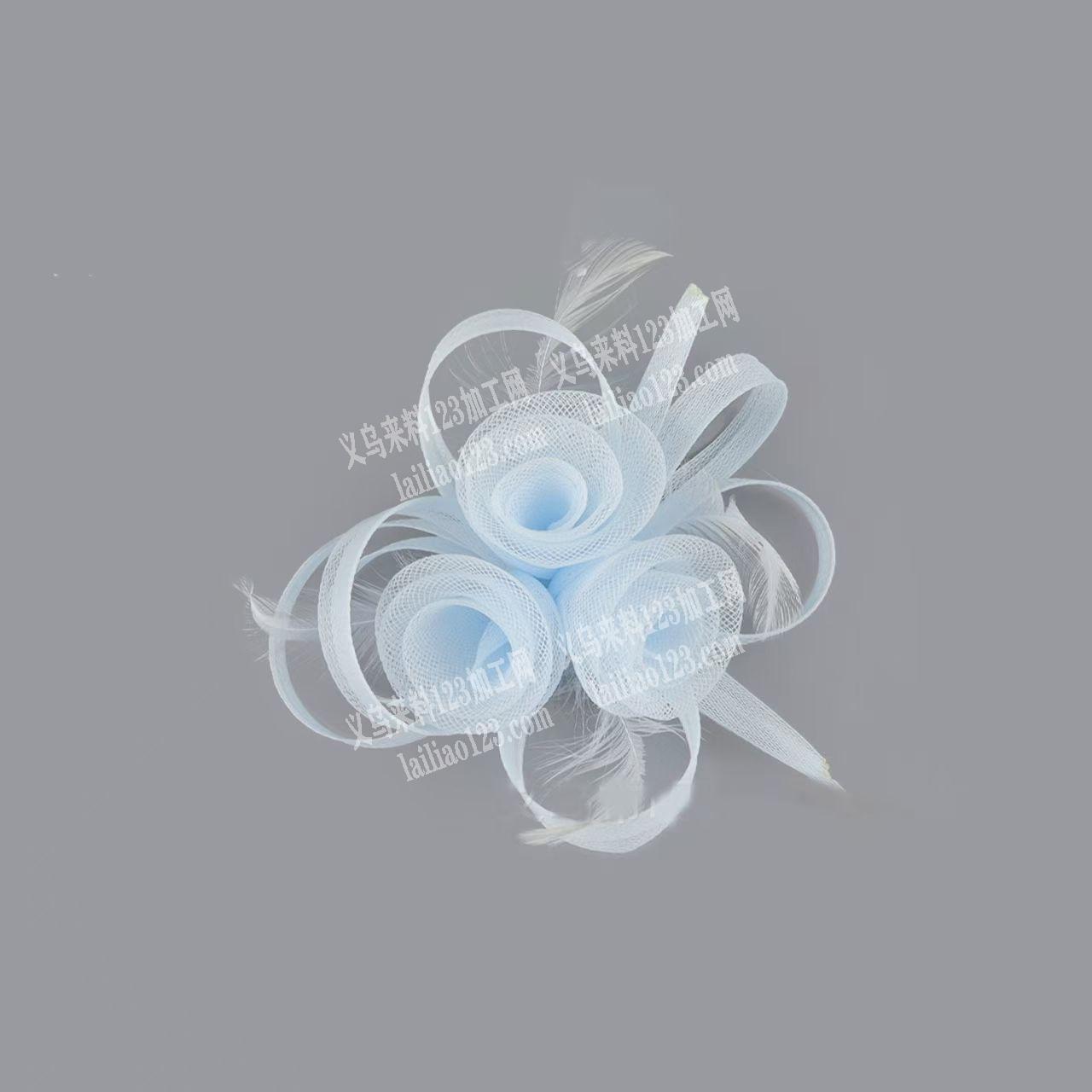 花朵头饰手工活外发加工，粘胶做手工活，这