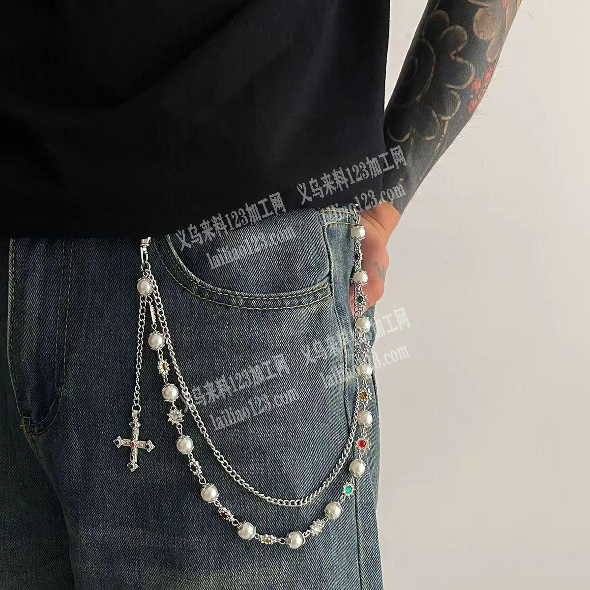 【手工链成品订单】这个裤子挂链饰品成品订