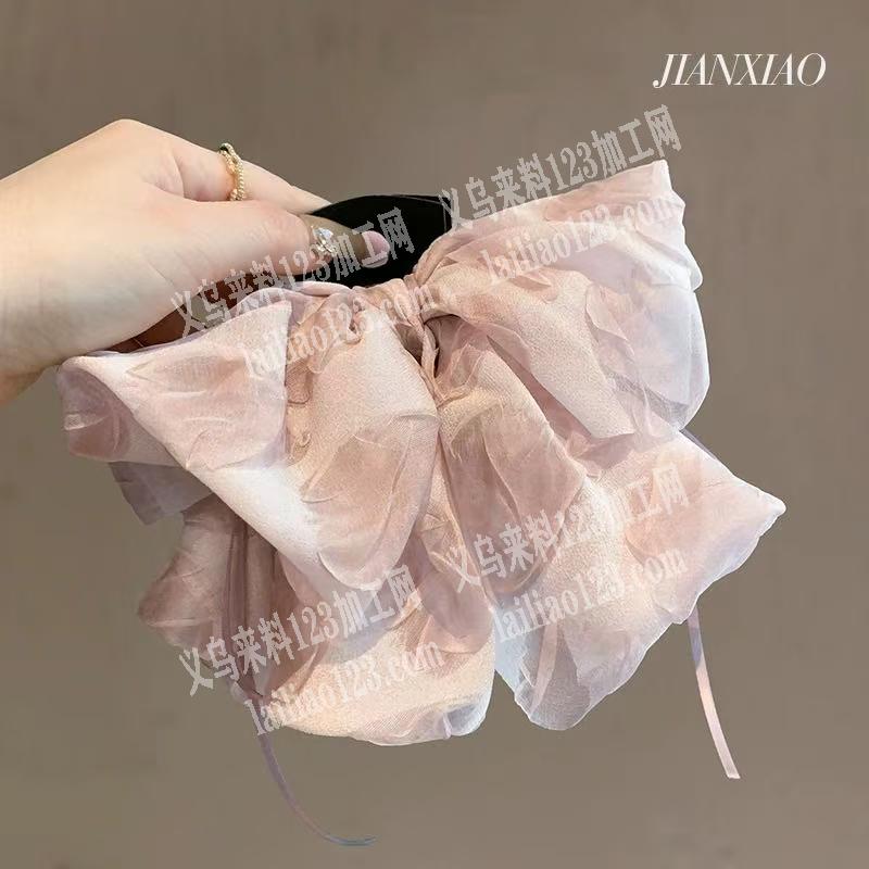 商贸城有布艺蝴蝶结发饰订单，寻找专业做布