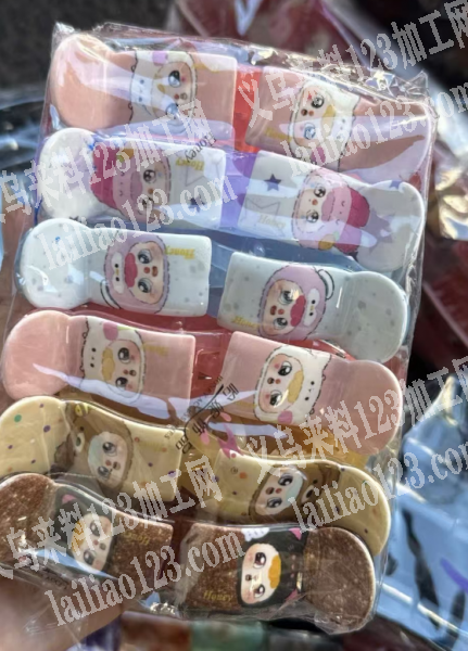 卡通娃娃发夹订单，如图，商贸城市场店面发