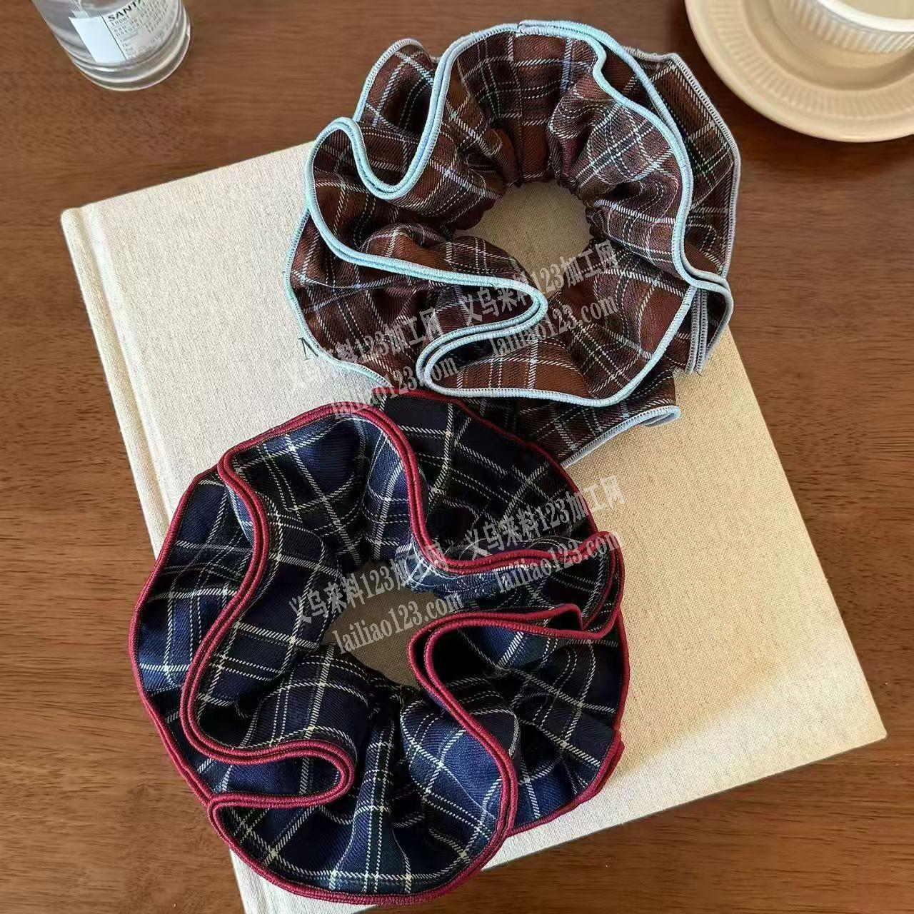 寻找平车加工厂，布艺发圈+拷边的发圈，如