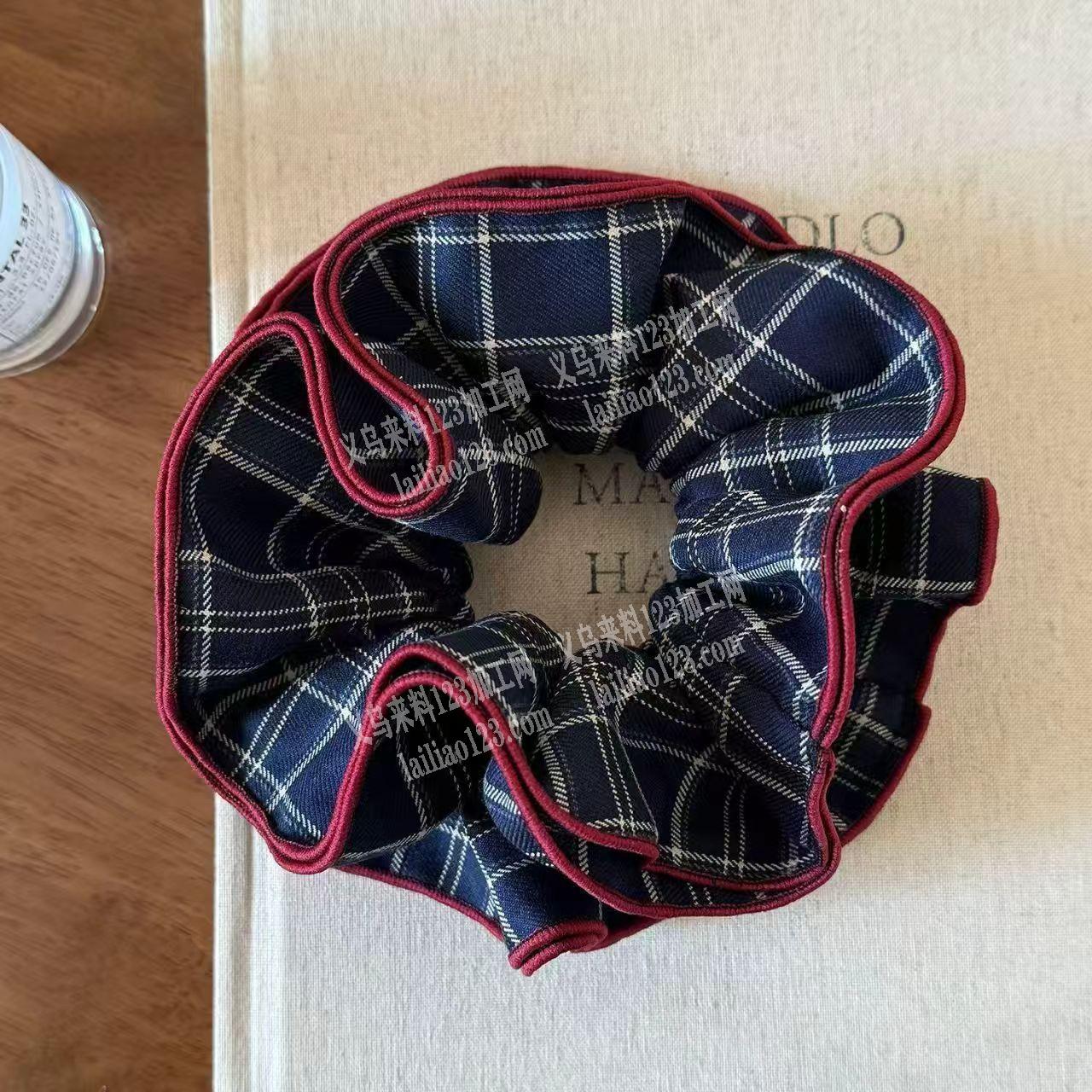 寻找平车加工厂，布艺发圈+拷边的发圈，如