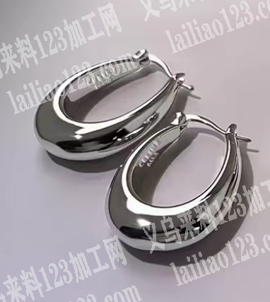 如图光面爆款耳环成品，寻找成品工厂，请联