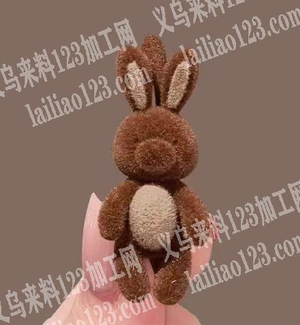 咖色植绒发夹配件订单，如图，寻找专业做这