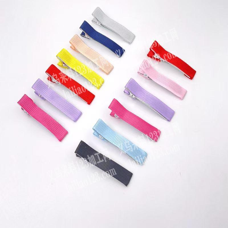 《发外地》织带贴发夹，包鸭夹的手工活外发