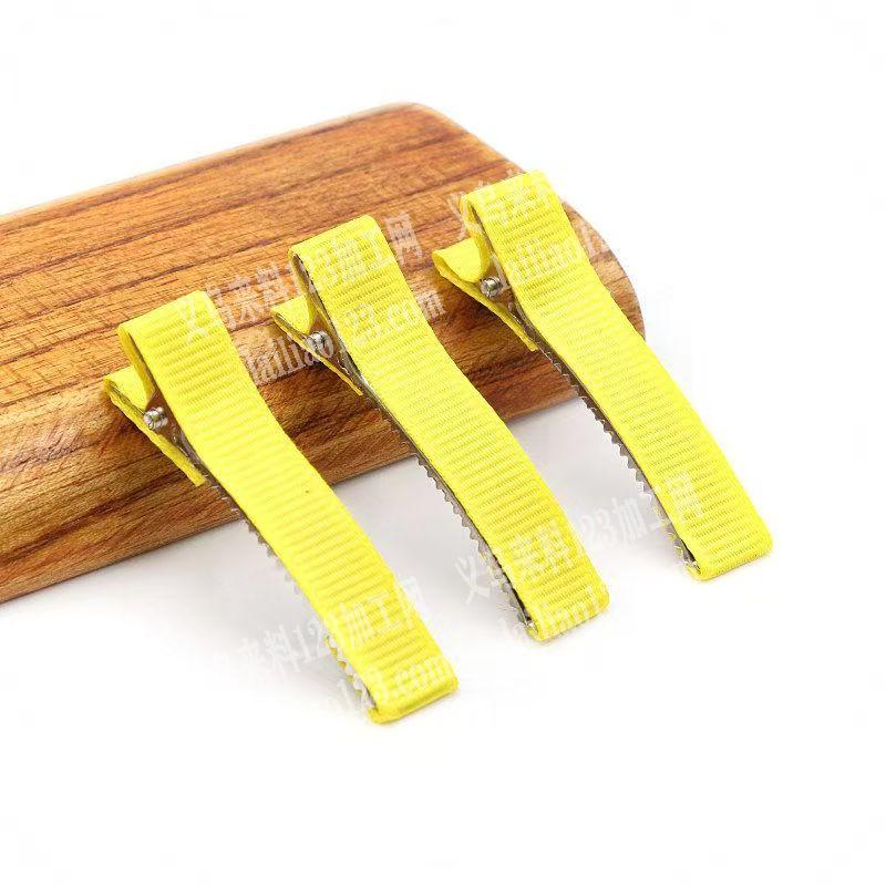 《发外地》织带贴发夹，包鸭夹的手工活外发