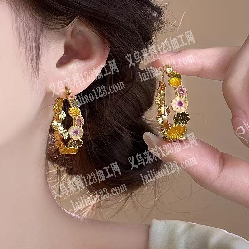 耳环饰品滴油外发加工，寻找画油的加工厂，