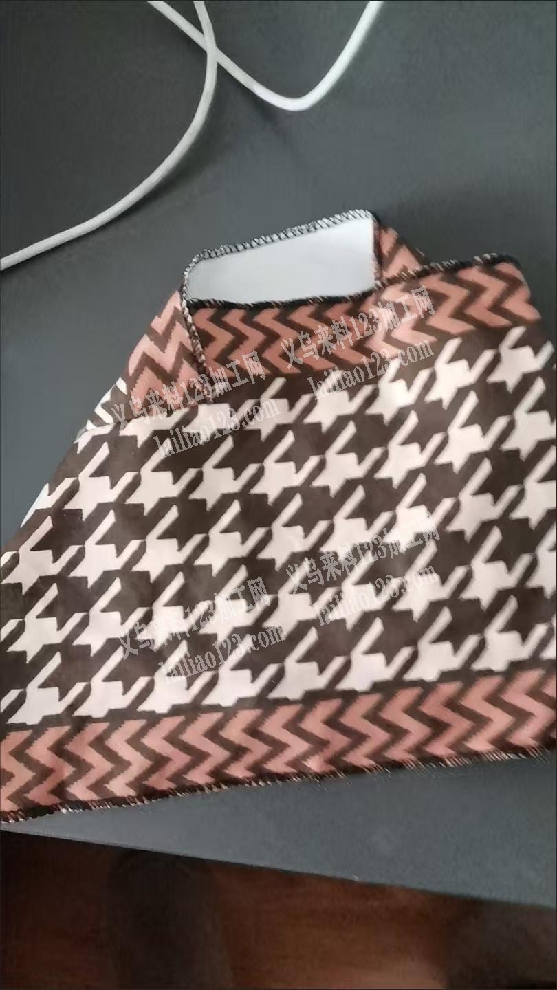 如图，围巾订单，采购现货，有货的联系这个