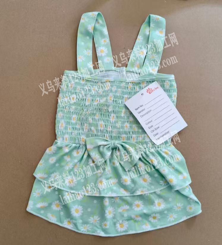 老板委托寻找：小裙子腰部打皱外发加工，如