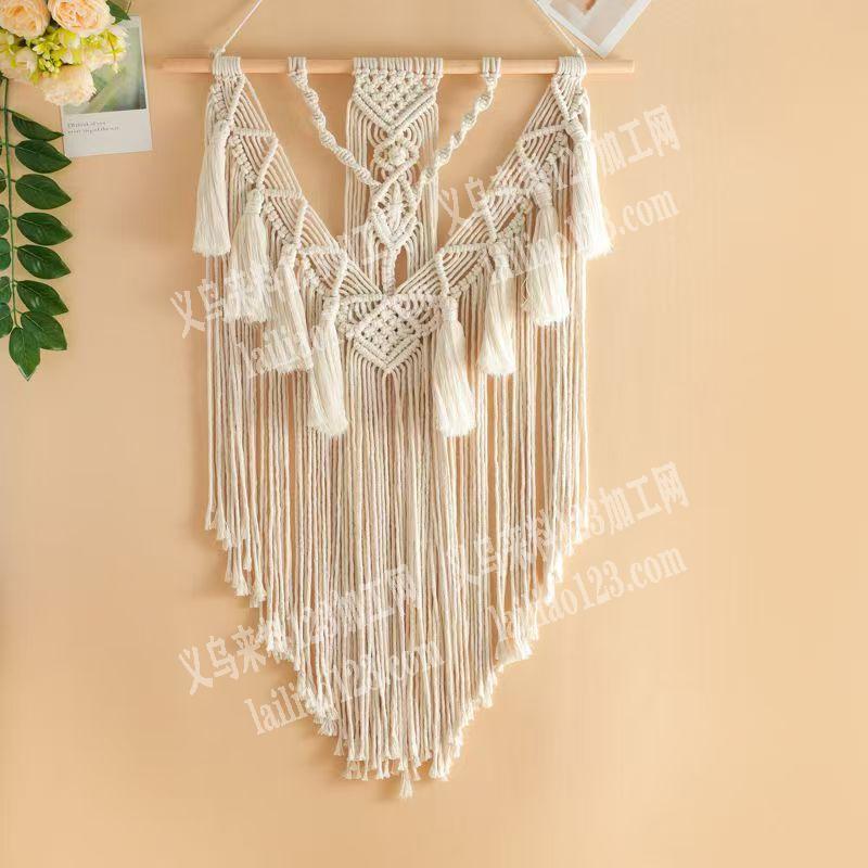 挂件编绳编织的手工活外发，如图，寻找会做