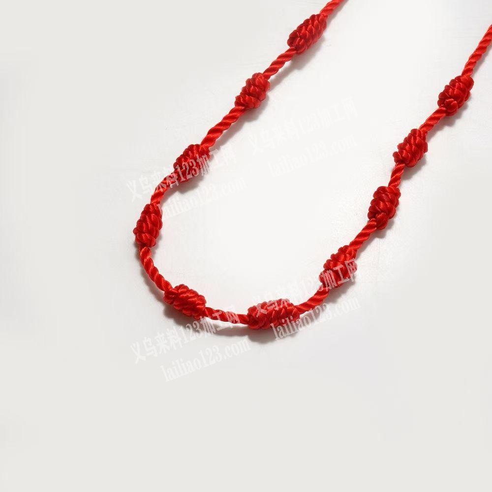 耶稣十字架编绳+编织手链的手工活外发，如