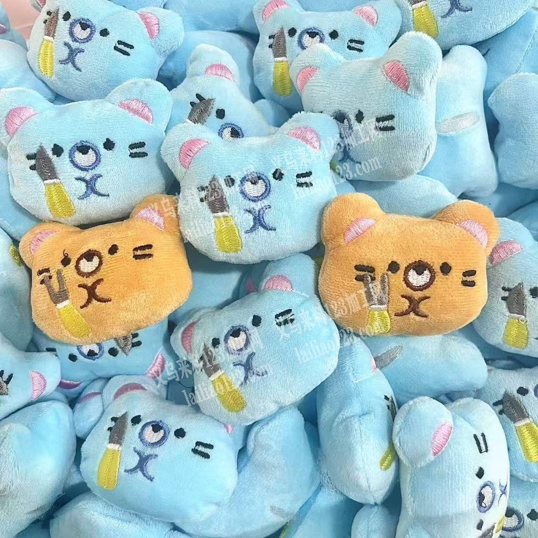 找专业卡通头绣花厂加工，现货老款价格低都可以