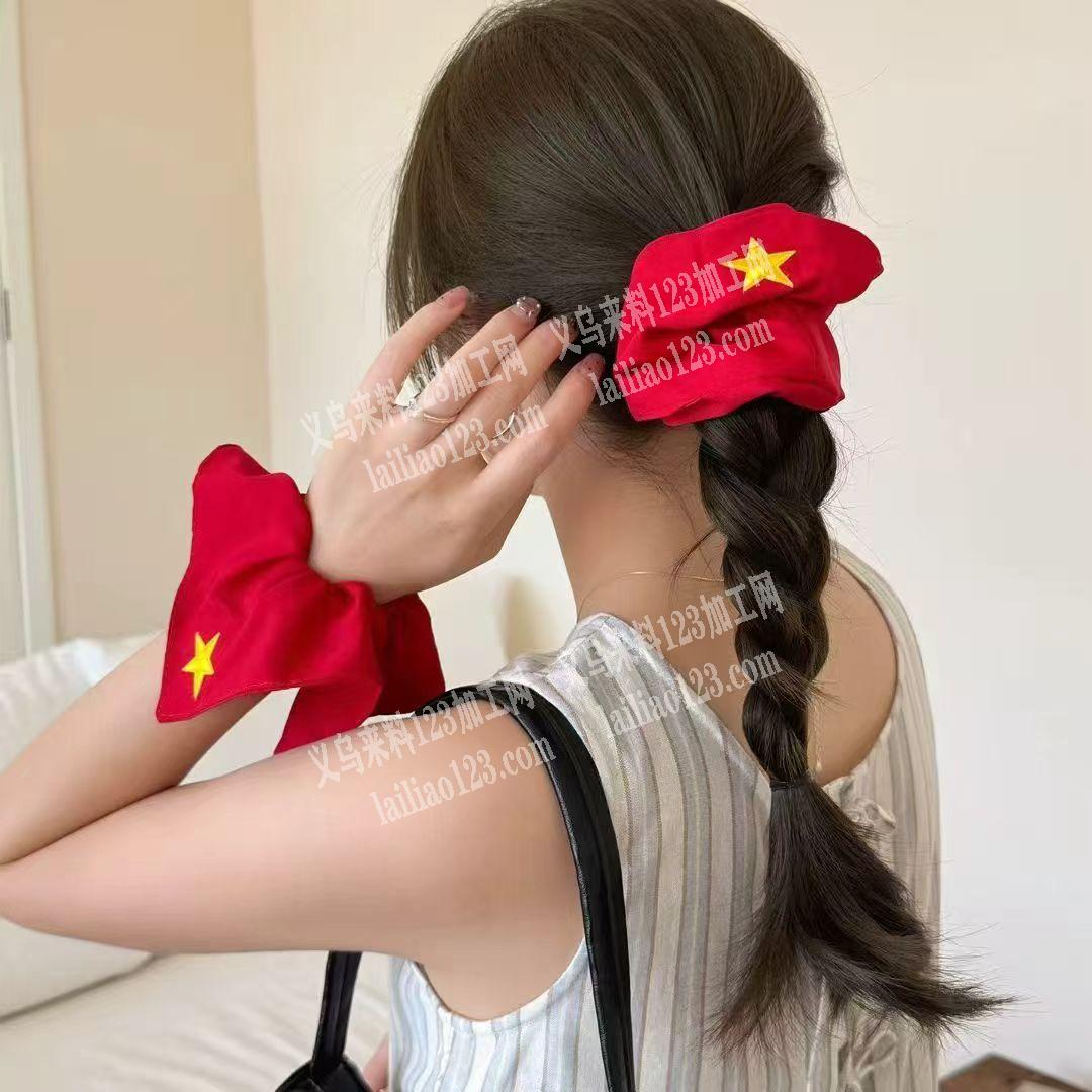 国庆爱国大红系列四角发圈订单，如图，寻找