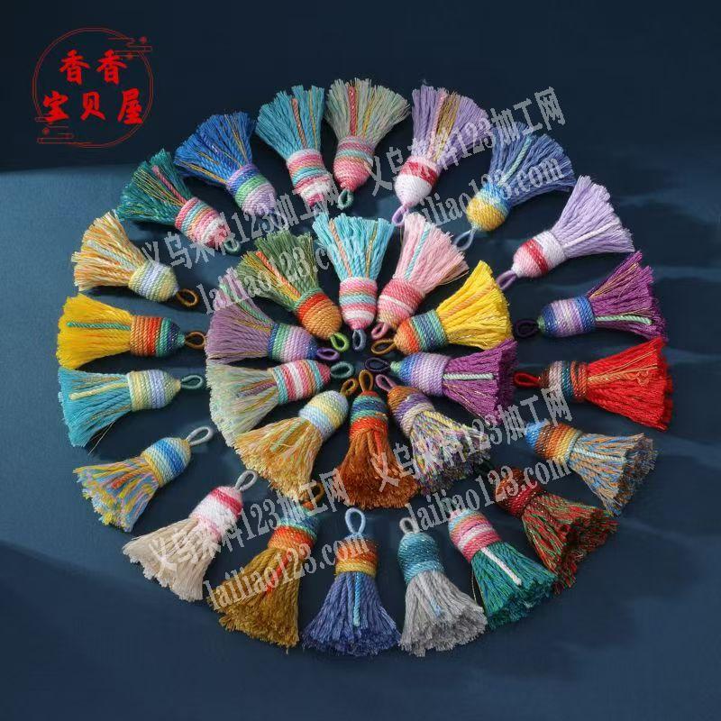 流苏编织的手工活【发外地做】寻找外地专业