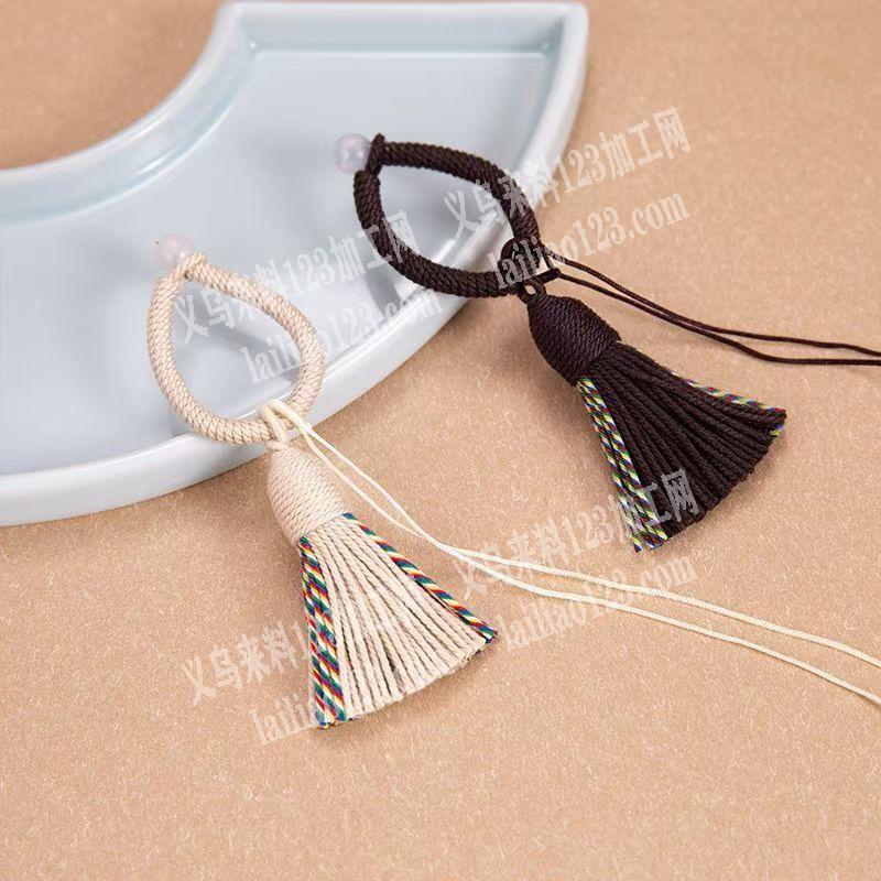 【发外地做】编织|绑流苏挂件的手工活，寻