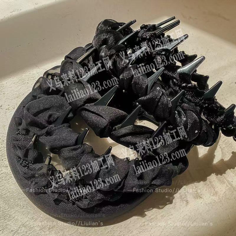 网纱布条绕头箍，如图，这个绕布条的头箍，