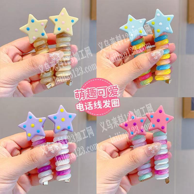 饰品订单，如图，找电话线圈饰品配件的工厂