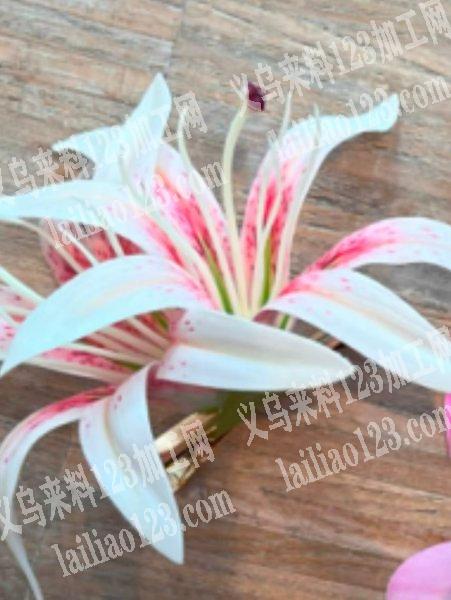 采购如图仿真花朵发夹子，寻找发夹，有货的