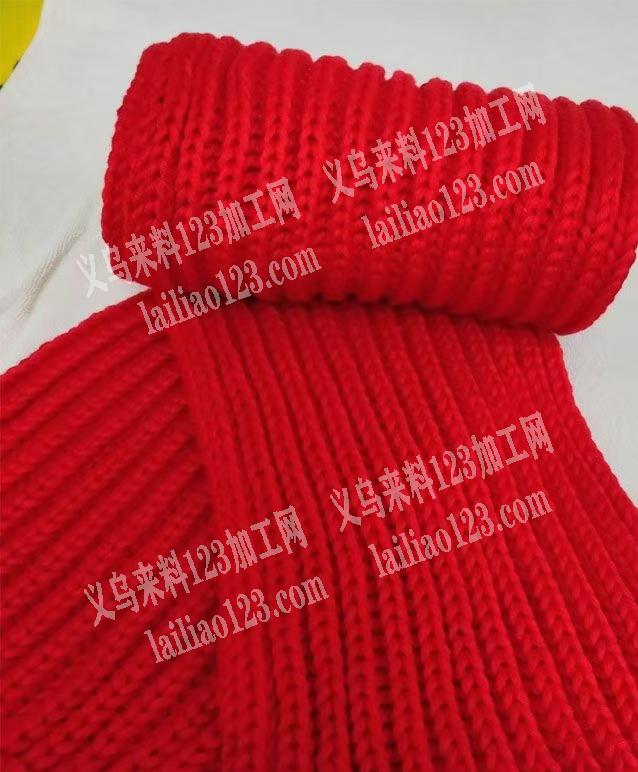 钩针编织围巾，如图，找做这个围巾的加工点