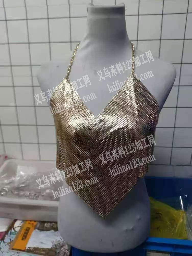 老板委托寻找：金属吊带，如图背心是金属的