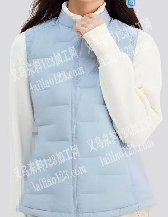 大量马甲背心订单外发《充绒马甲》必须专业