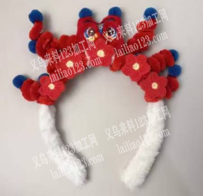 毛绒发箍订单，寻找工厂，有订单，圣诞发箍