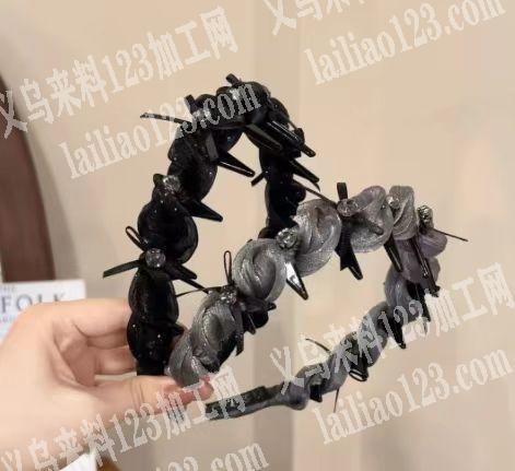 公司10000手工缠绕布条的头箍成品订单