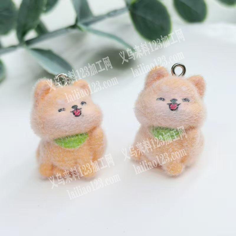 6万小柴犬植绒公仔挂坠订单，如图，寻找工