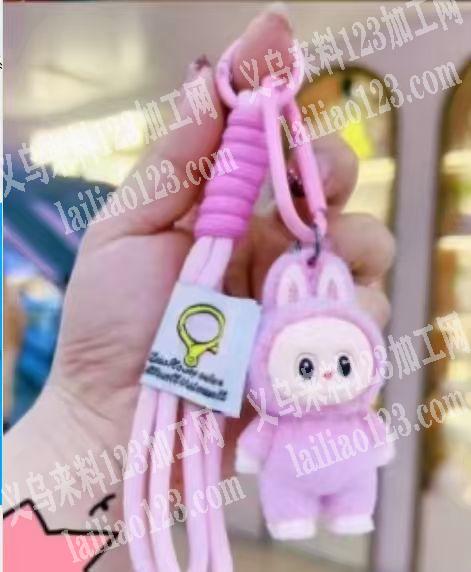 植绒的拉布布挂件订单，如图，寻找源头工厂