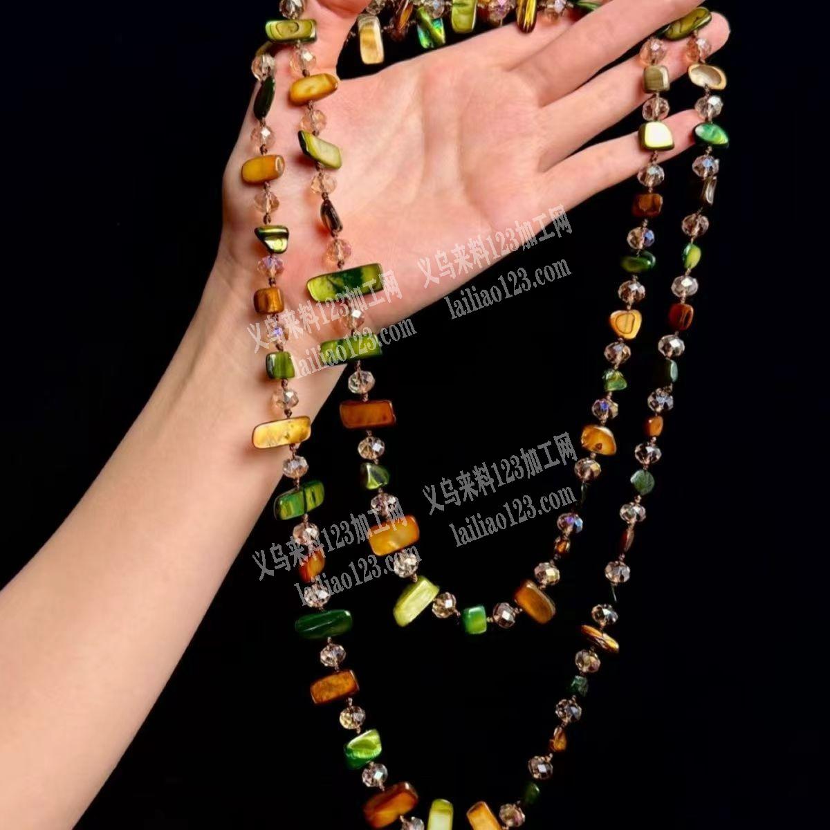 手工项链串珠的成品订单，寻找成品工厂，请