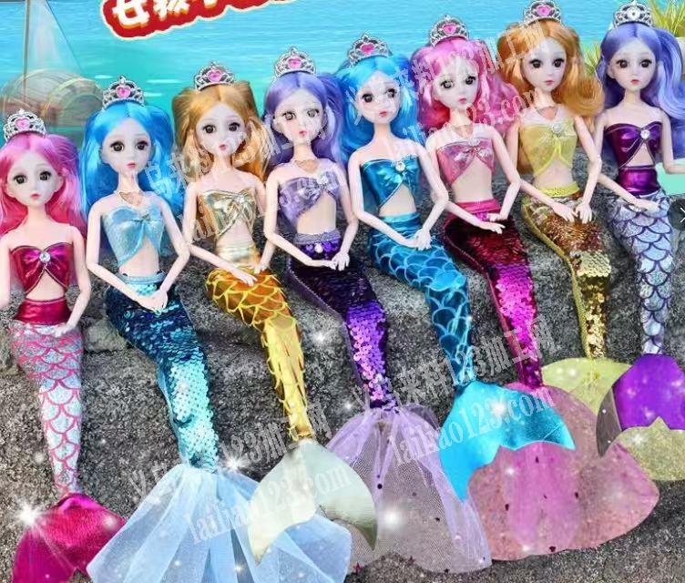 美人鱼娃娃订单，如图，寻找厂家，请联系详