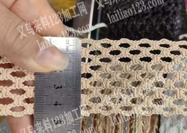 大量编织的手工活外发加工，如图编织带，编