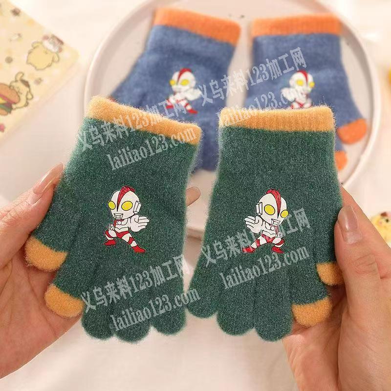 毛绒手套成品订单，如图，寻找成品工厂，请