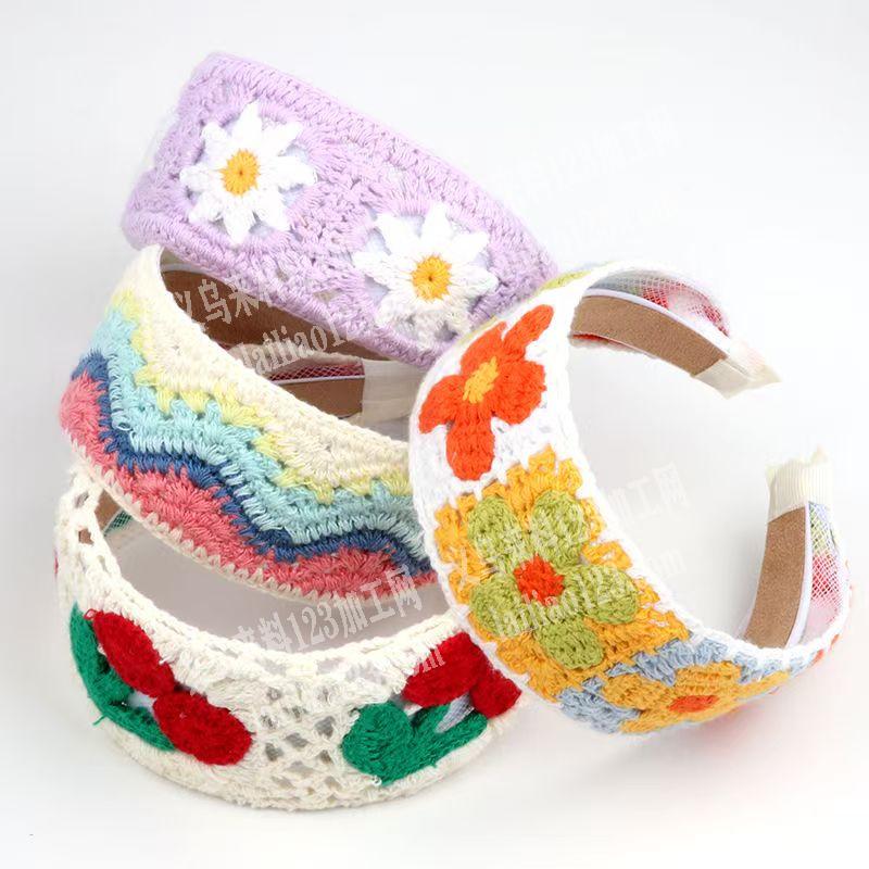 这个编织的头箍成品订单，如图，寻找成品工