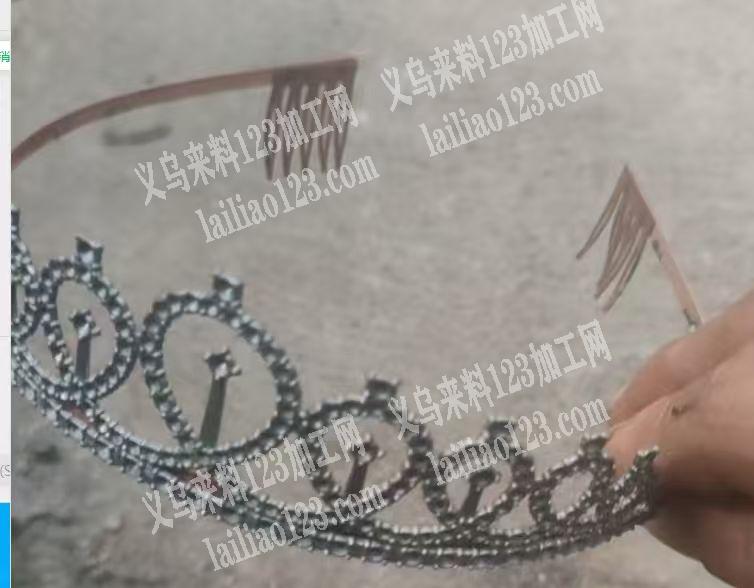 皇冠处理，如图，饰品来处理