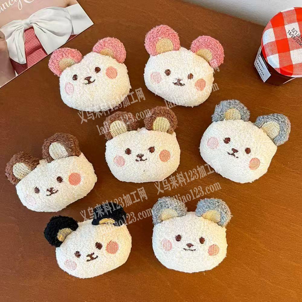 {订单稳定，可发外地}，毛绒绣花公仔订单