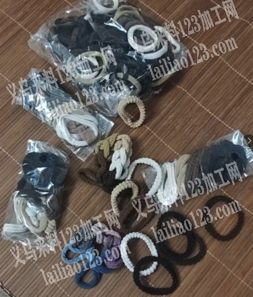 如图皮筋系列套装订单，寻找厂家。有货的联