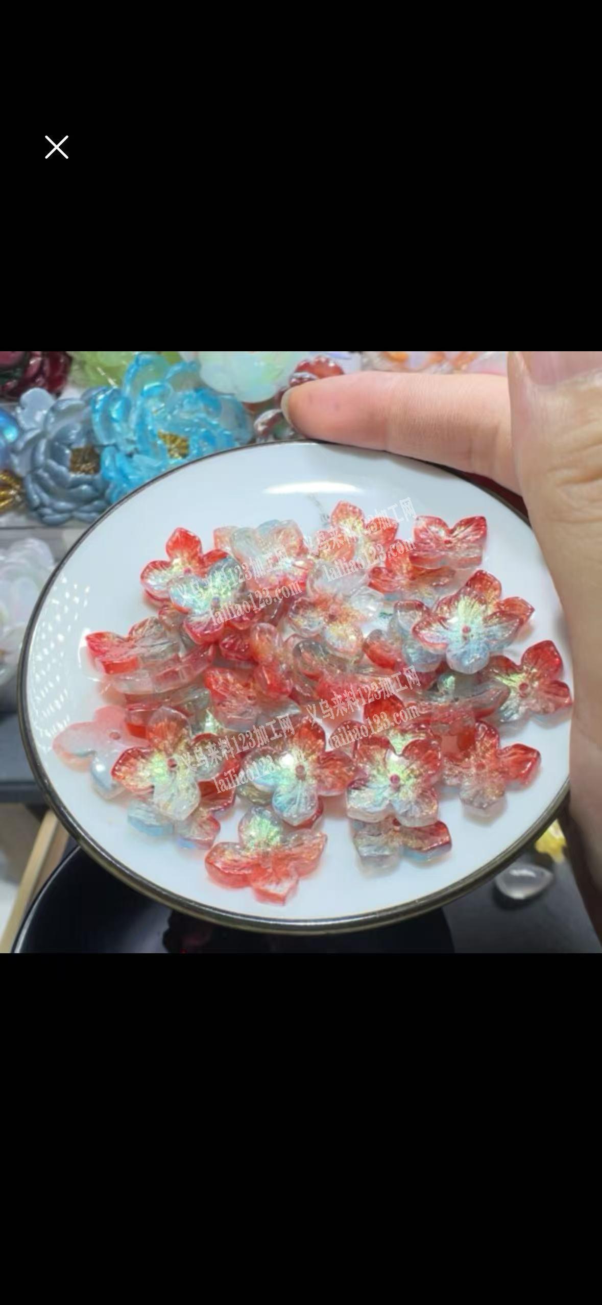 浦江源头琉璃花瓣厂家，可承接饰品喷漆