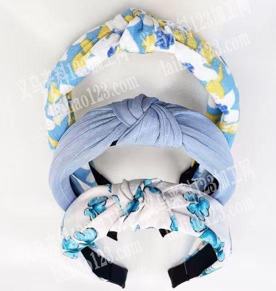 布艺手工发箍订单外发。如图。找义乌，东阳