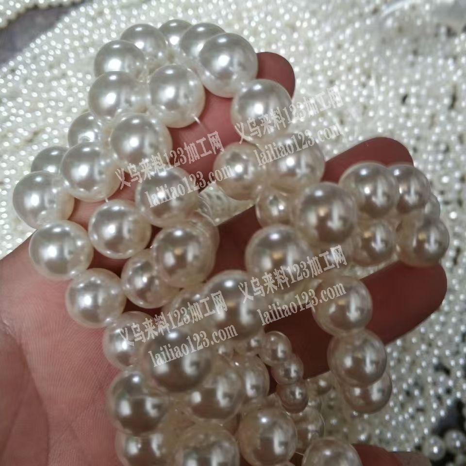 穿珠子编织的手工活订单，如图，寻找会做的