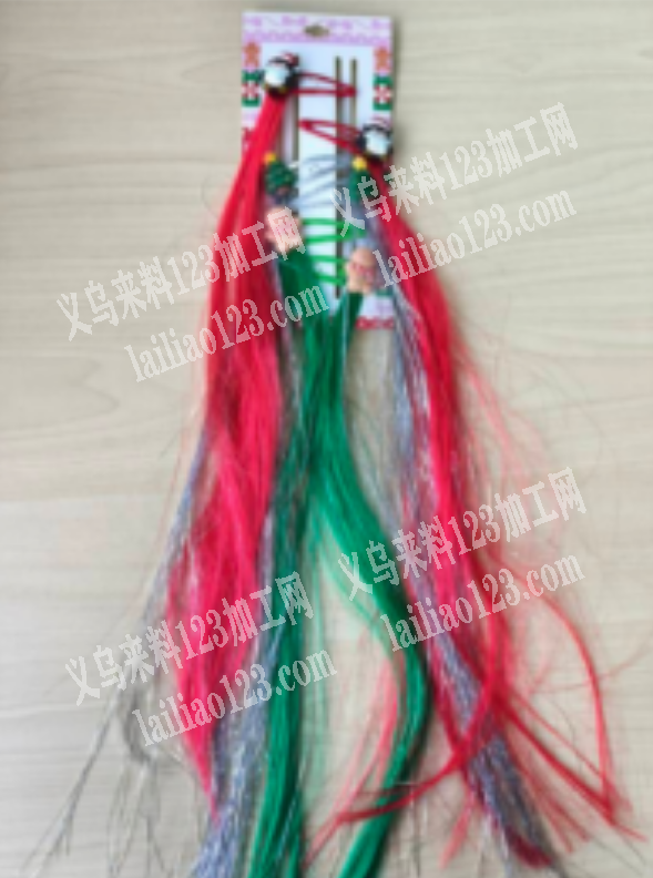 儿童圣诞假发饰品成品订单，如图，寻找成品